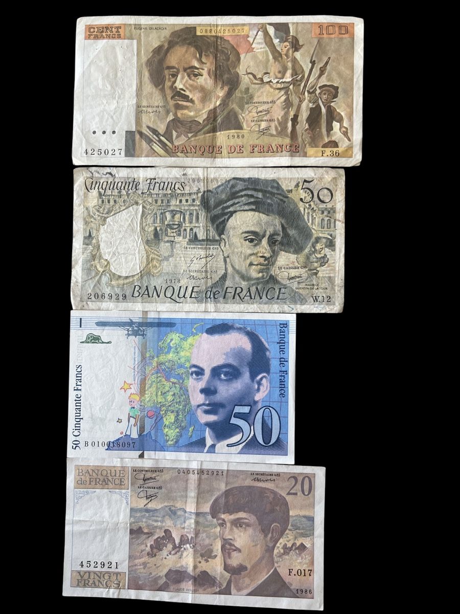 Banconote: Frankreich Lot Banknoten  – Usato da Winterthur venduto da Numismatica-Vitu