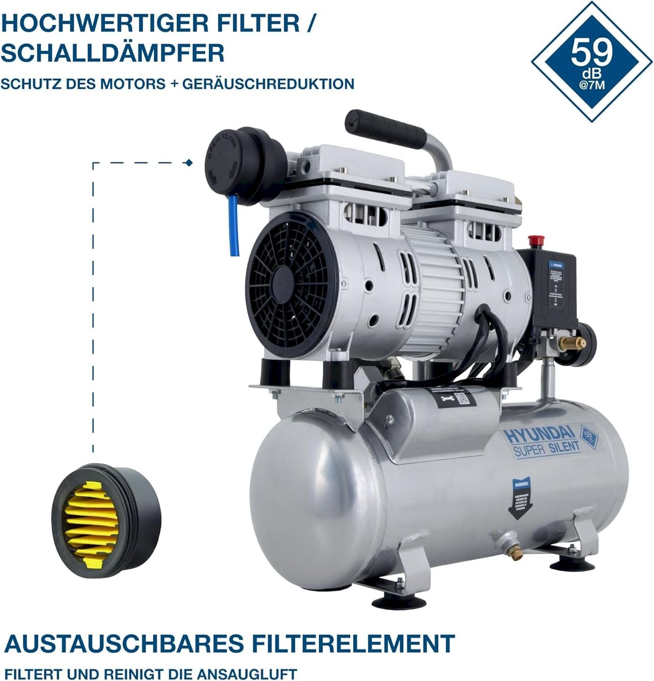 Kompressoren: HYUNDAI Silent Kompressor SAC55751 – Neu und originalverpackt aus Bottighofen von zaap 4