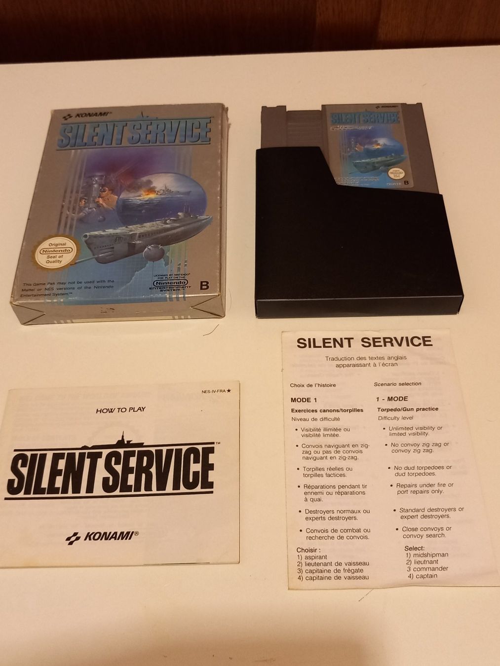 Nintendo Giochi: Silent Service – Usato da Carouge GE venduto da CLODIAR