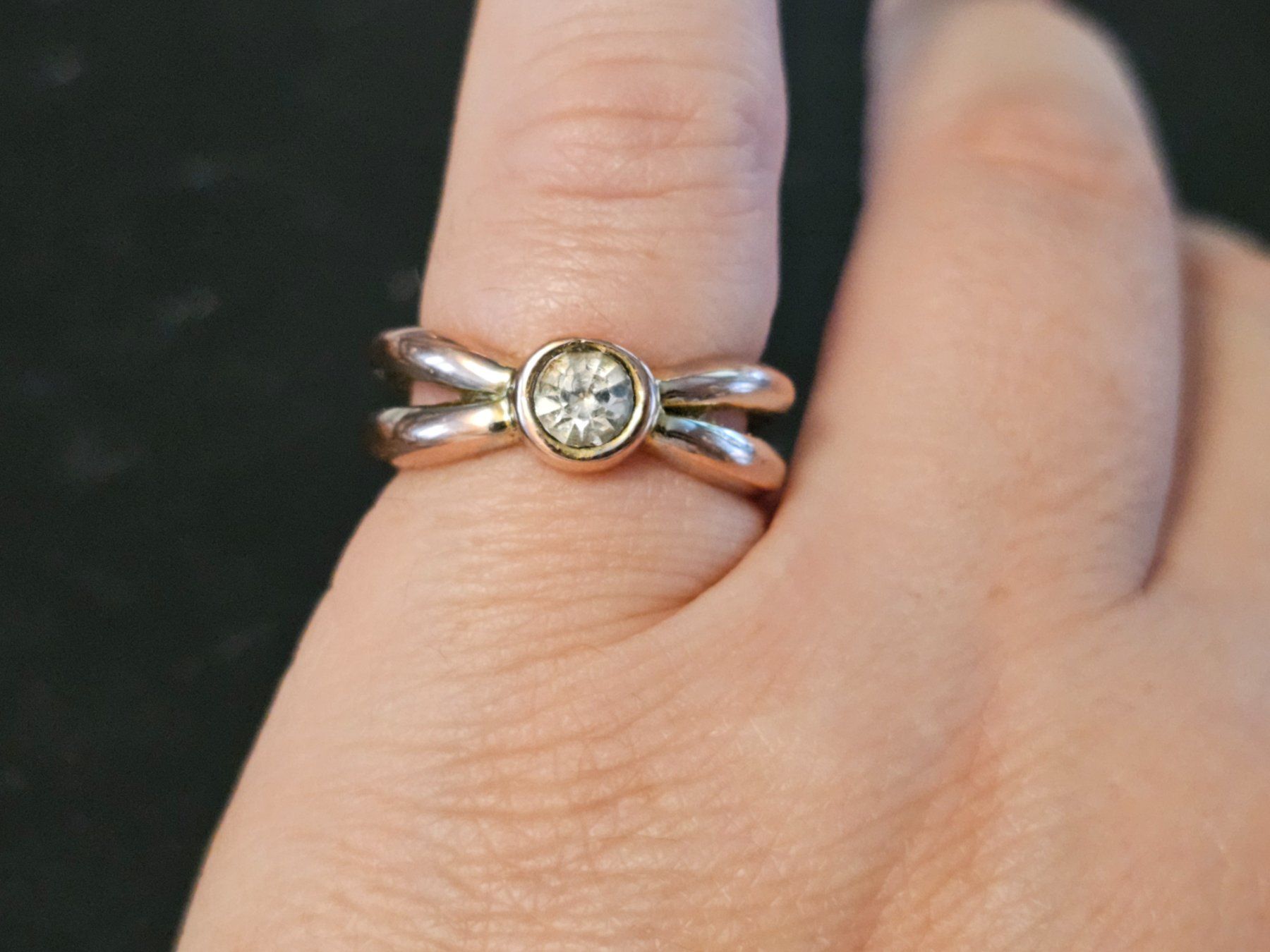 Anelli: AKTION Gelb gold Ring massiv Stein Geschenk Modeschmuck 4.17 – Nuovo (secondo la descrizione) da Riedt b. Erlen venduto da Gottestraene 5