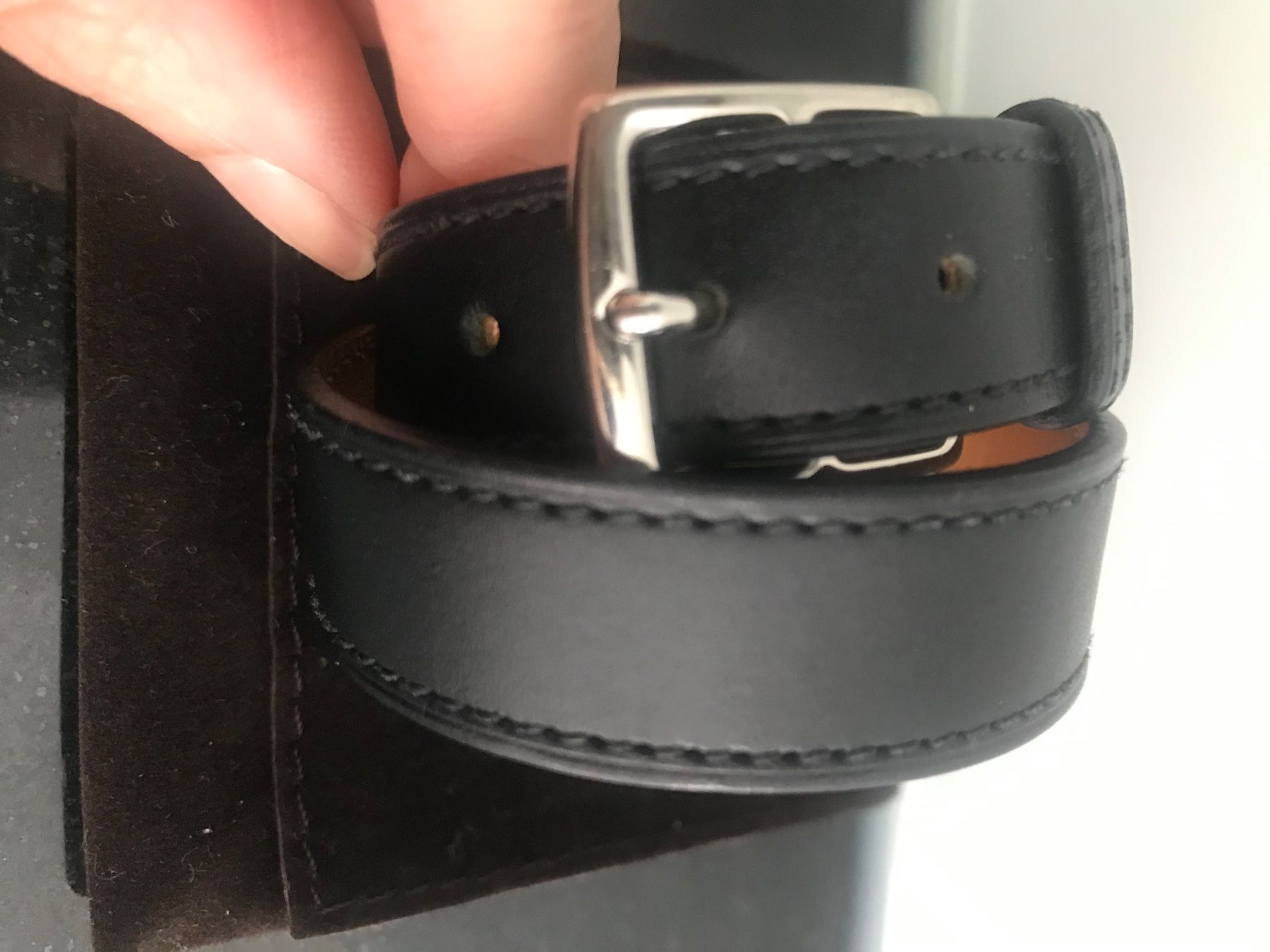 Hermès Bracciali & Braccialetti: Hermes, Lederarmand, schwarz – Usato da Kilchberg venduto da boudoir076 5