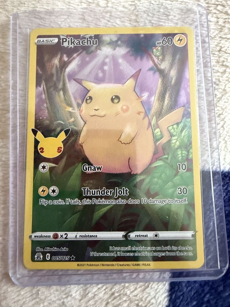 Cartoline: Pikachu 25th Celebration Reprint – Nuovo (secondo la descrizione) da Mont-sur-Rolle venduto da Omi_Tcg93