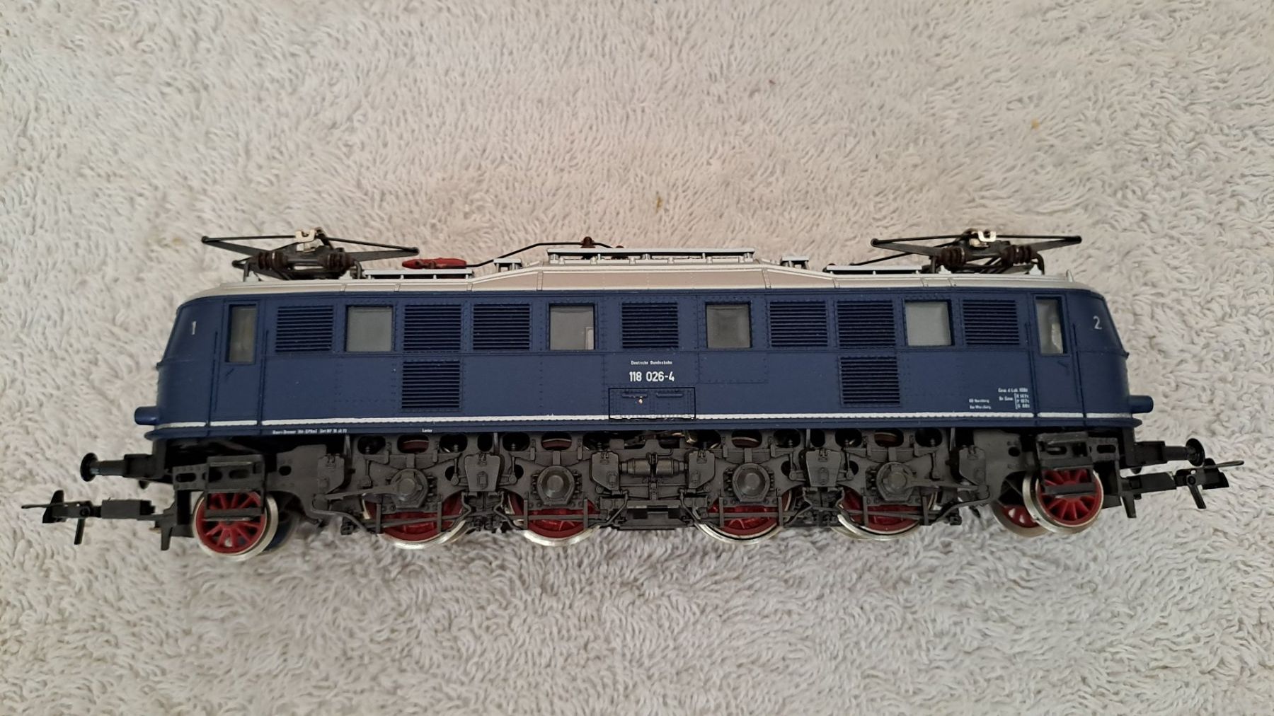 Rivarossi Modelleisenbahnen: Rivarossi DB E Lok BR 118 H0 GL/9 – Gebraucht aus Winterthur von Riebeli333 1
