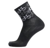 NEUE Socken schwarz mit Motiv Bike Gr. 39-42 - 224103