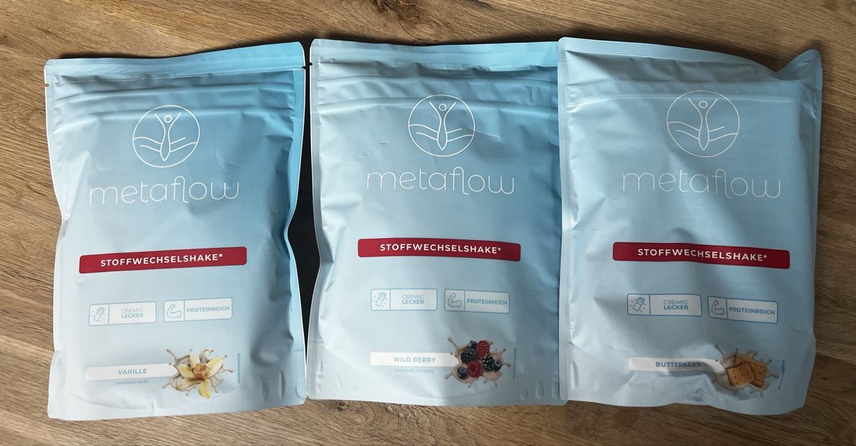 Cibi & Specialità: Metaflow Stoffwechselshake – Nuovo e nell'imballaggio originale da Fraubrunnen venduto da palimpalam