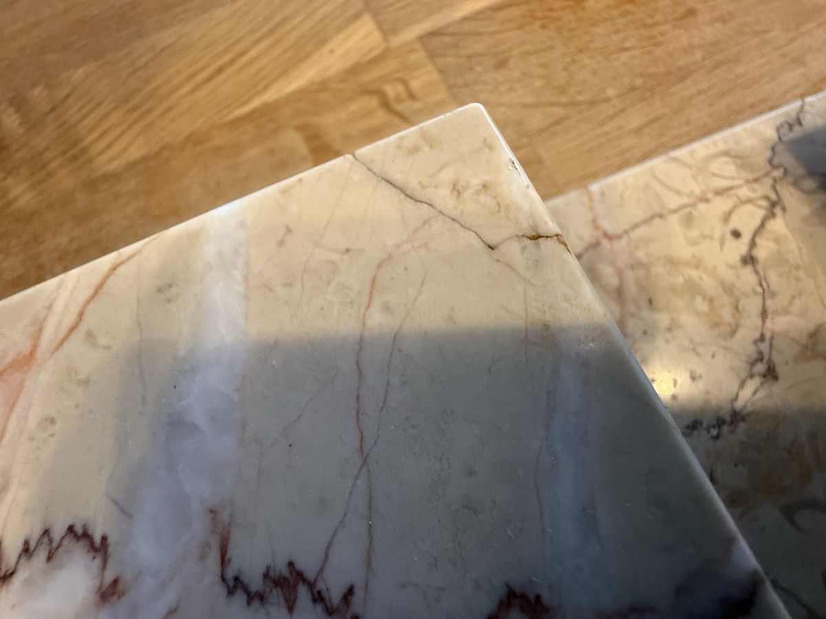 Altro in Antiquarato & Arte: Schreibtischset Marmor, mit Tintenfass & Briefhalter – Usato da Goldach venduto da Messerguru 4