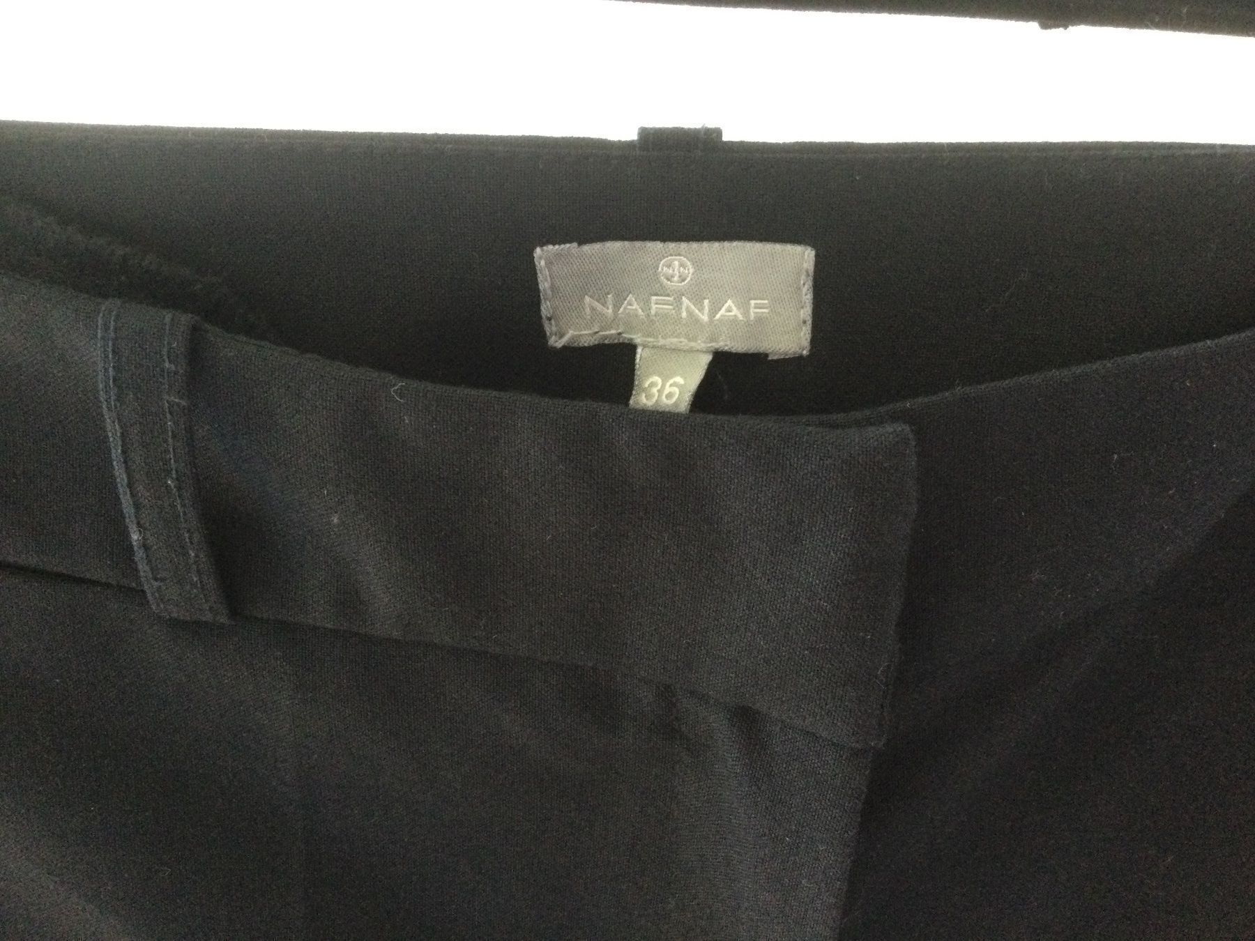 Nafnaf Pantaloni: Damen schwarze Hose, Gr 36 – Usato da Zürich venduto da VorlonShadow 2