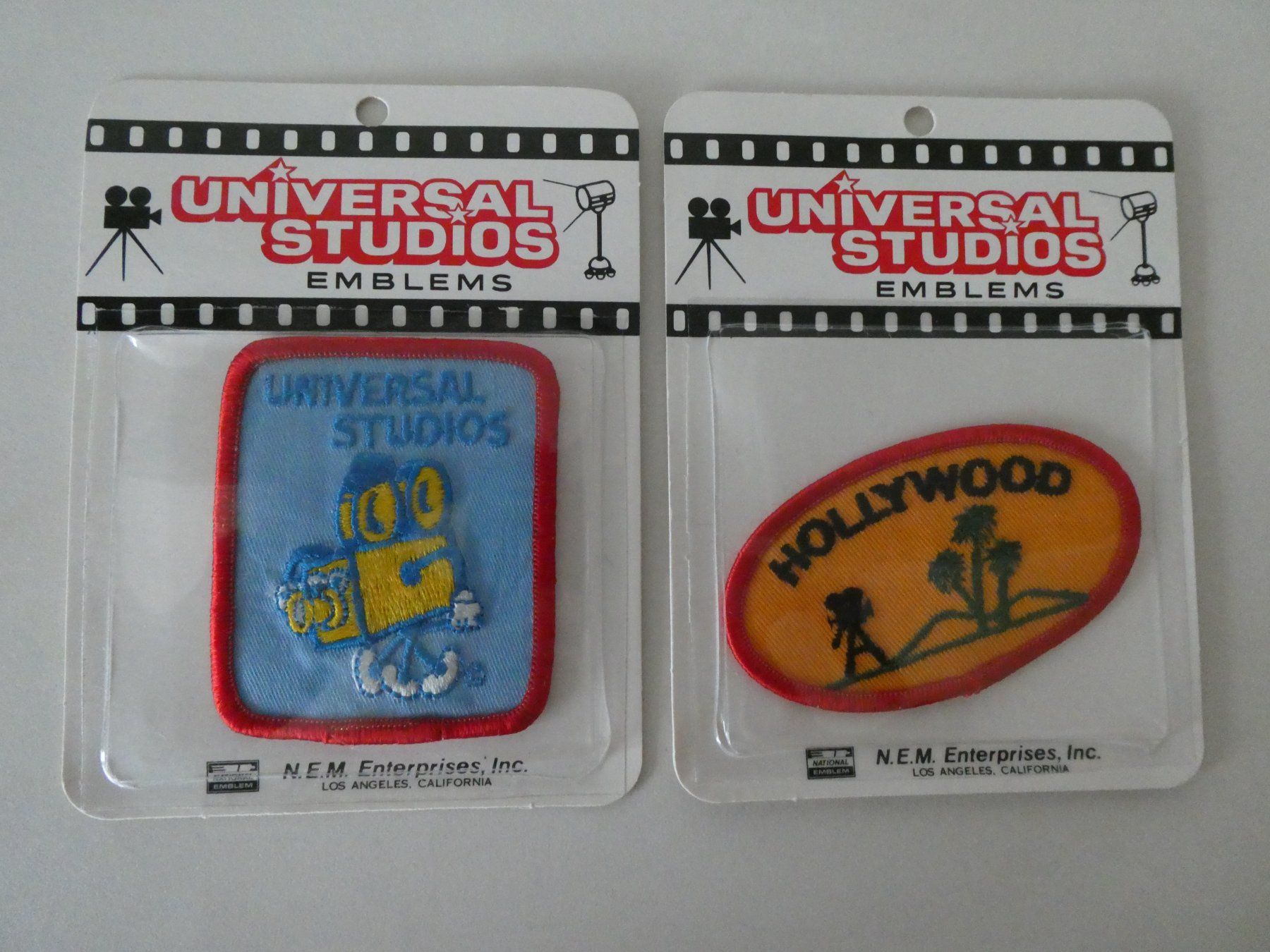 Patches Aufnäher Universal Studios und Hollywood Lot 2 Stück (Neu und ...