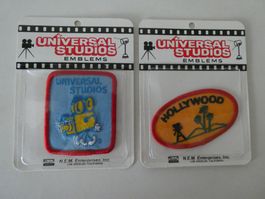 Patches Aufnäher Universal Studios und Hollywood Lot 2 Stück