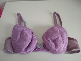 Purple Padded Bra, Size 32A