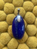 Pendentif en lapis-lazuli ovale