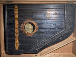 Alte Regent Zither mit Holzkoffer