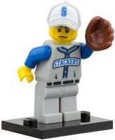 LEGO CMF col10-13 Baseball Fielder, Series 10 (Complete Set)
