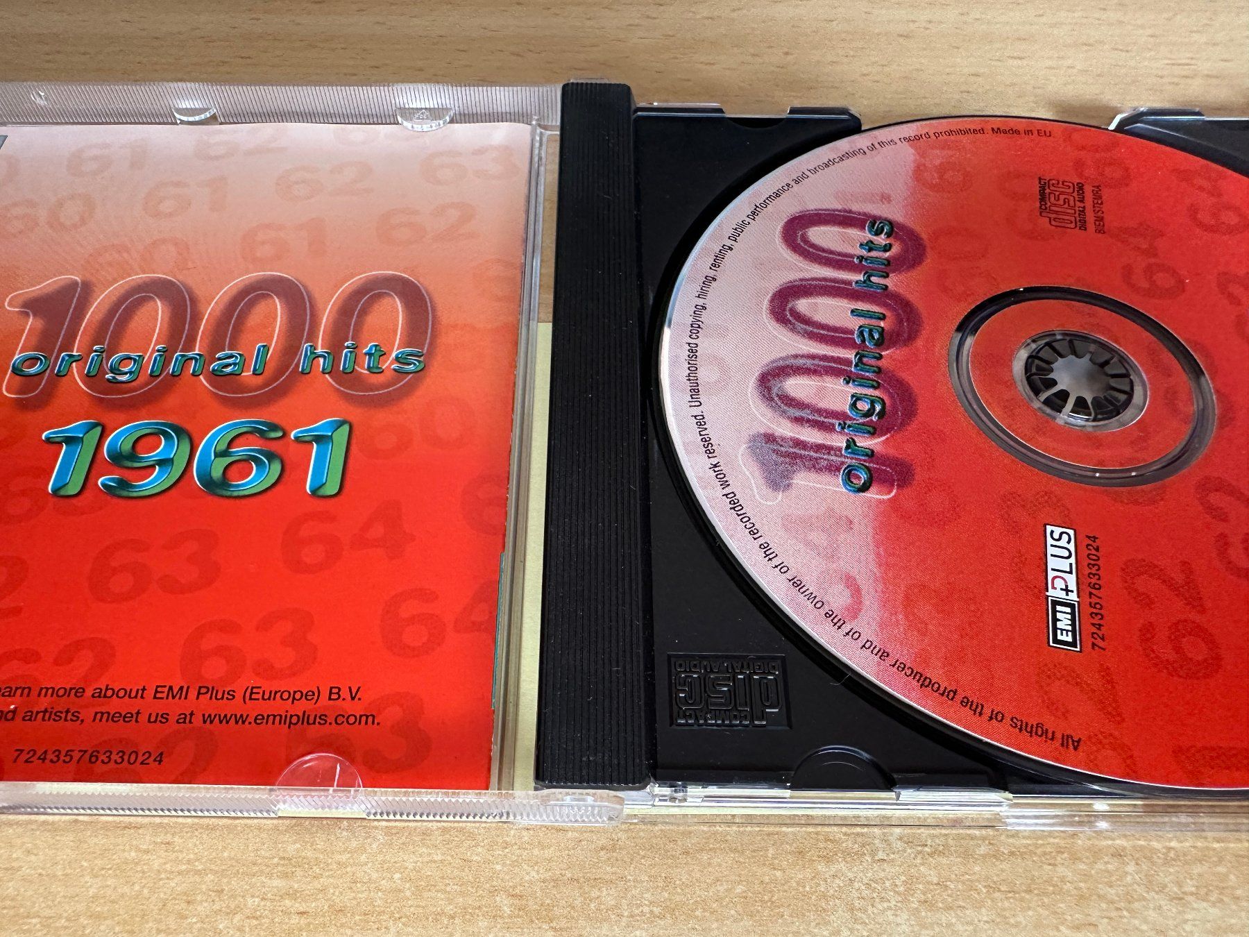 CDs: Various – 1000 Original Hits 60's - 1961 – Gebraucht aus Rikon im Tösstal von Alpenmutz 2