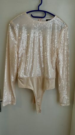 Missguided Pailletten Body - Top Zustand - Grösse 38