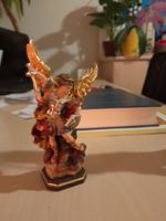 Erzengel Michael Statue, 10cm, holz