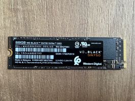 SSD WD Black SN750 NAND, 500GB, M.2 2280 - neuwertig (2von2)