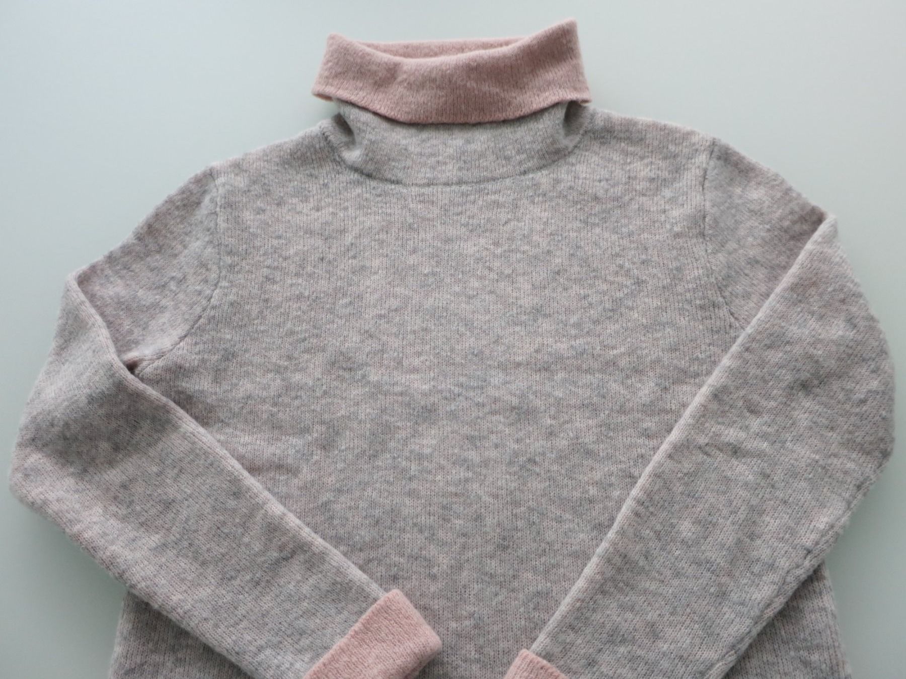 Esprit Maglioni & Felpe: Esprit Pullover Rollkragen hellgrau/rosa – Usato da Wisen SO venduto da Ihunter 3