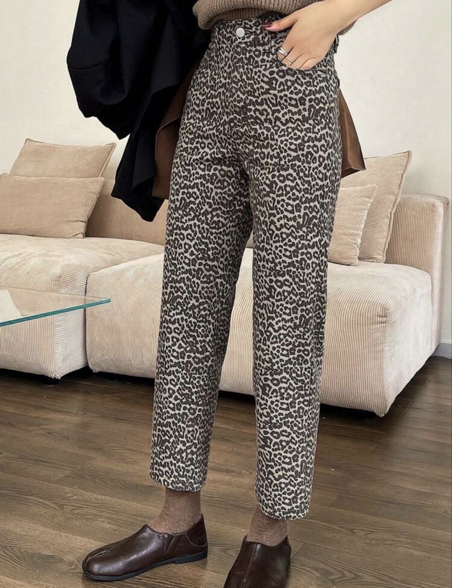Pantaloni: Leopardenmuster Hose – Nuovo (secondo la descrizione) da Winterthur venduto da m.tix 5