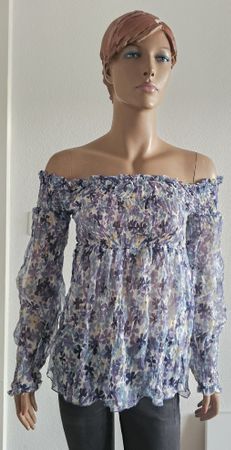 Neues Seiden Off-Shoulder-Top von Freesoul, Gr. L
