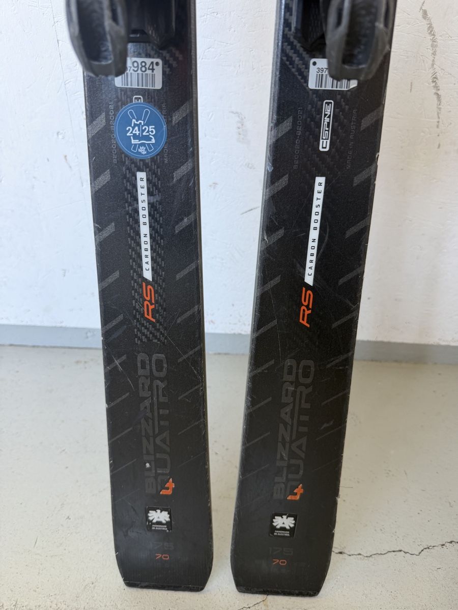 Blizzard Sci: Blizzard Quattro RS 175 cm mit Marker-Bindung – Usato da Gurmels venduto da SwissShop21 4