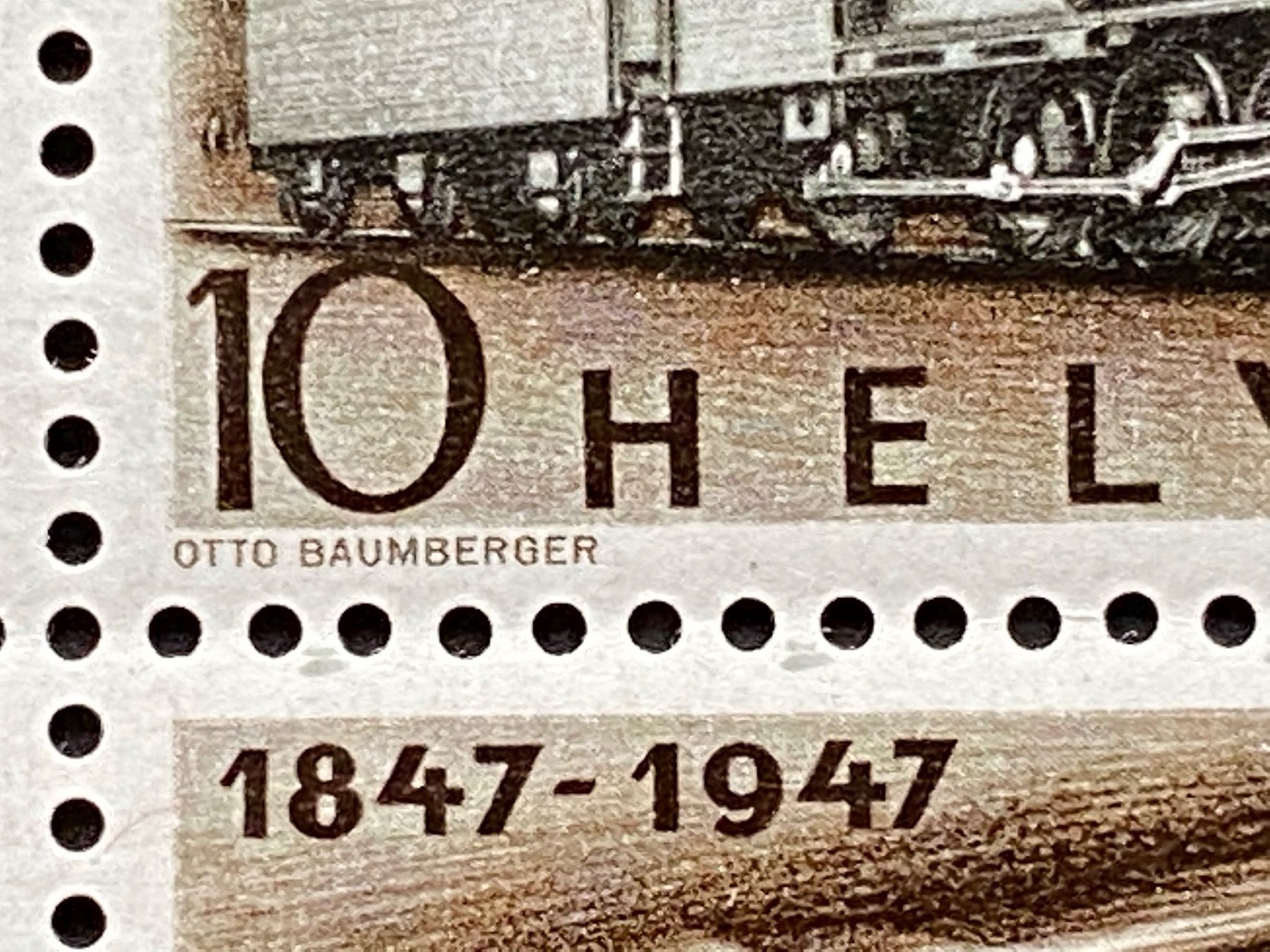 Alle Briefmarken: 278, postfrisch Viererblock, Gänsefüsschen auf den Marken – Gebraucht aus Aarau von hilde47 2