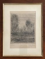 Jean CARZOU (1907-2000). Eau-forte originale signée, 55/100