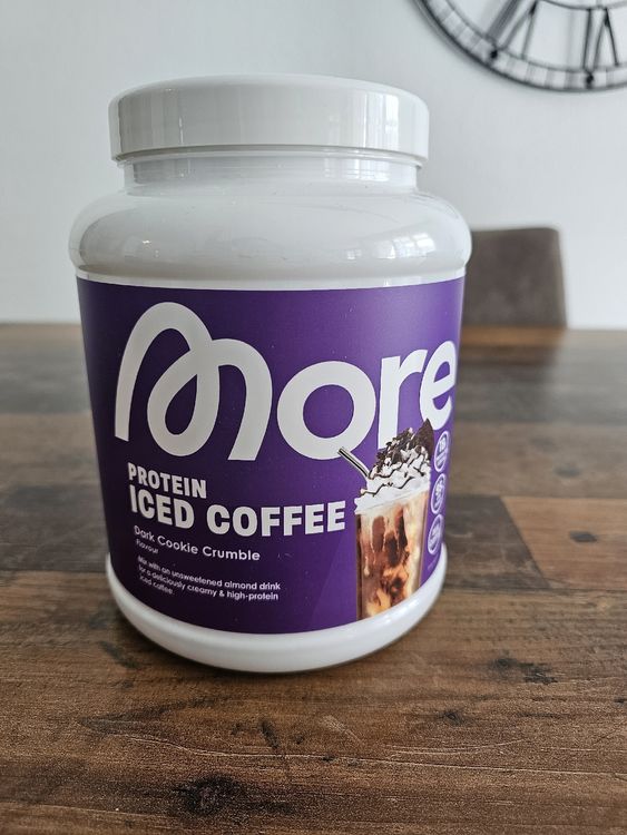 More Nutrition Protein Iced Coffee Dark Cookie Crumble Neu Und 