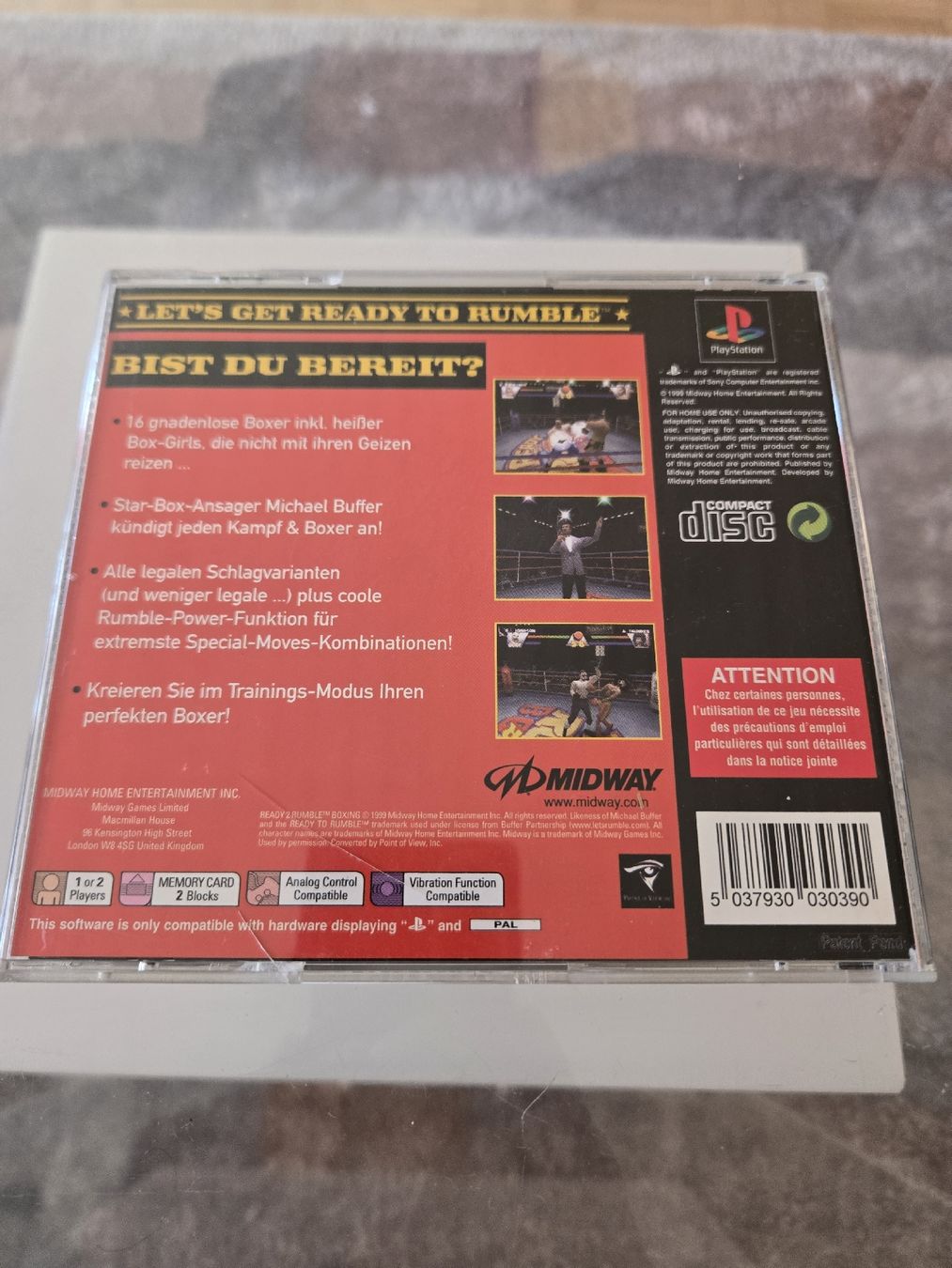 Giochi: Ready 2 Rumble Boxing PS1 – Usato da Bussigny venduto da Kfdlt 1
