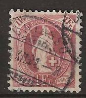 CH071c - Helvetia debout 71c  vollstempel