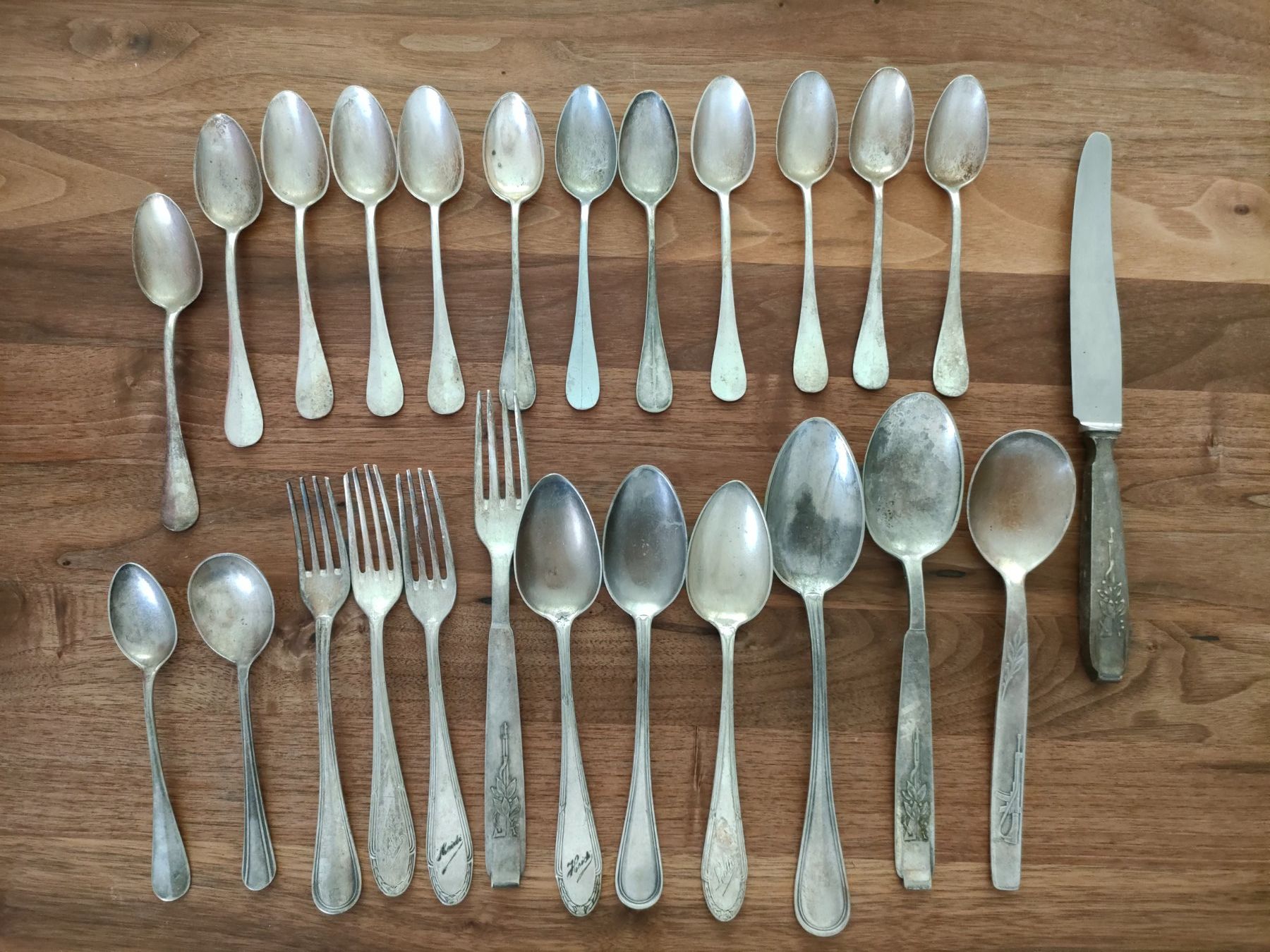 Bestecksets: Besteck versilbert – Gebraucht aus Wiesendangen von s_er