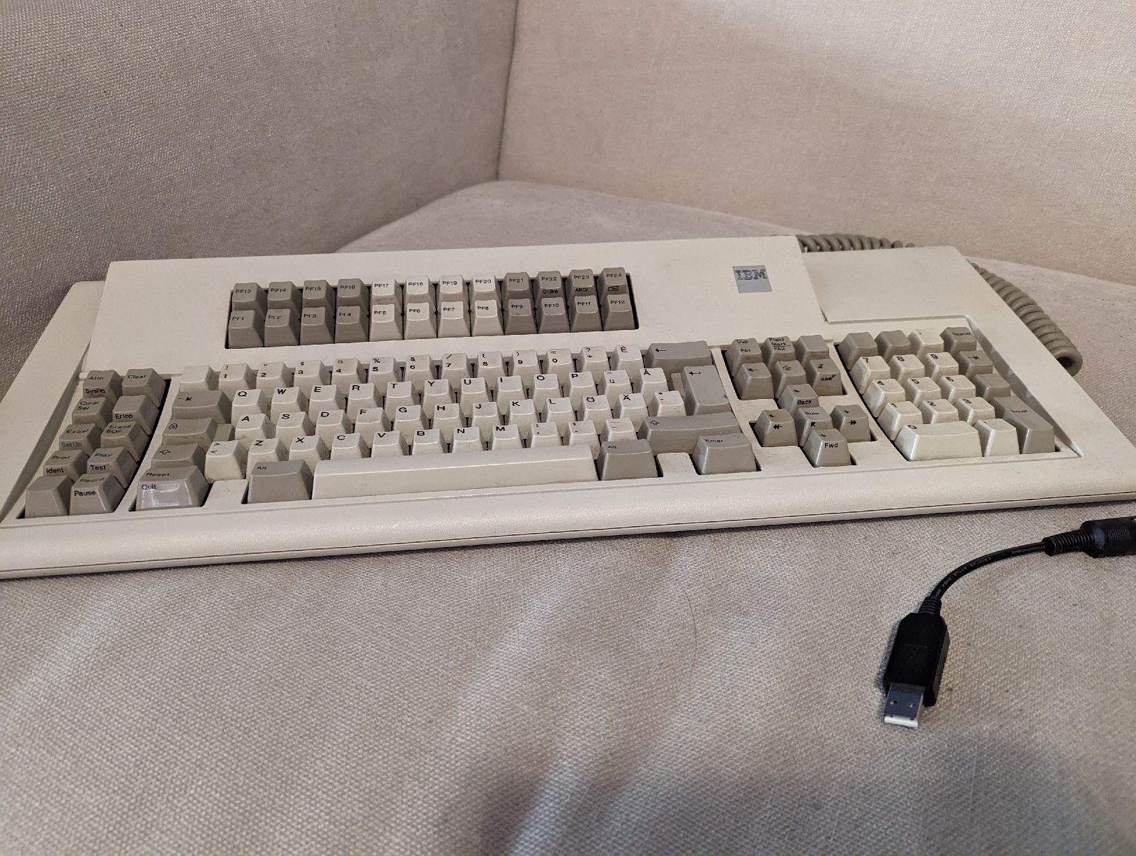 IBM Claviers: M. USB Adapter - IBM Model M Battlecruiser Keyboard 122 Keys – D'occasion à Baden par  1