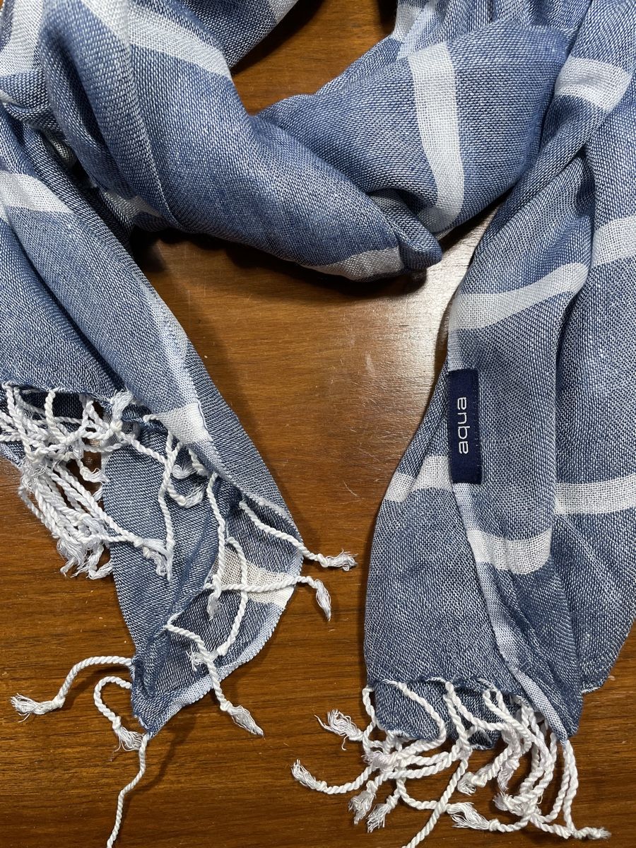 Foulard & Sciarpe: aqua Maritime Schal – Nuovo (secondo la descrizione) da Uznach venduto da Player6 2