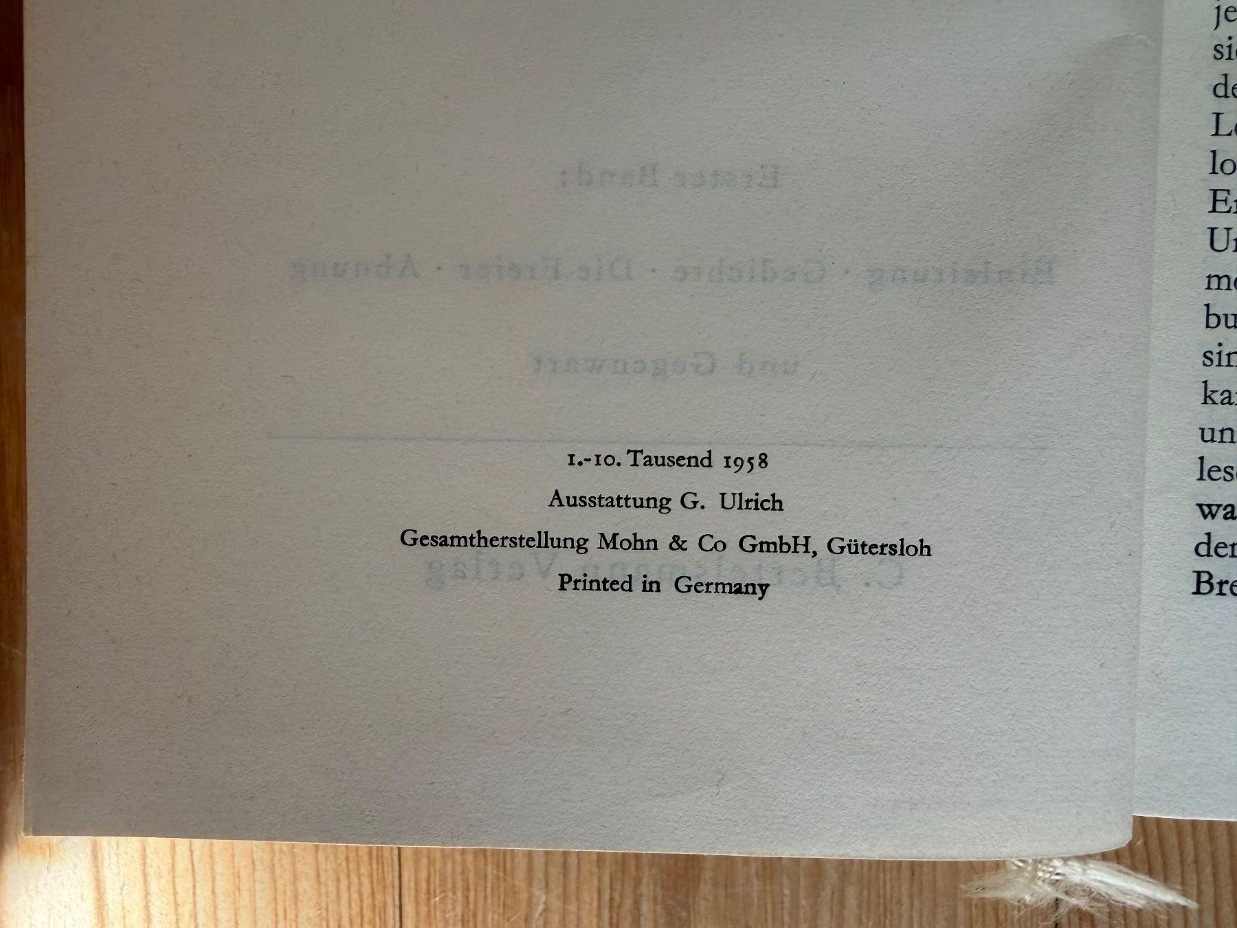 Libri: Joseph von Eichendorff - Gesammelte Werke - 1958 – Usato da Himmelried venduto da rasmus67 4