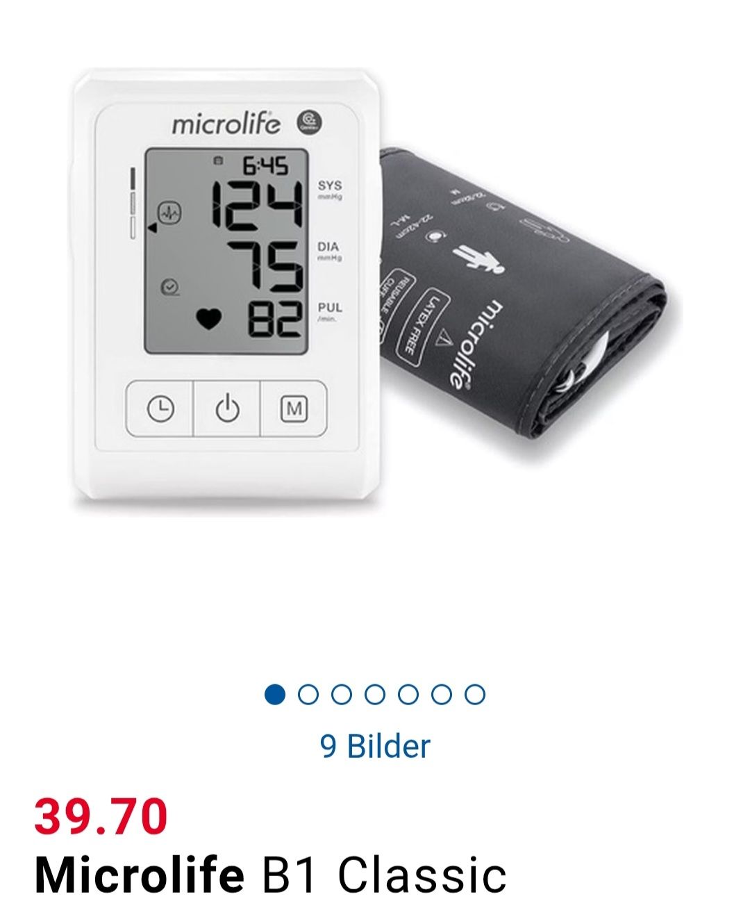 Medizinische Geräte: Microlife-Blutdruckmessgerät-B1 Classic. NEU. – Neu und originalverpackt aus Killwangen von Marc-Antonio 2