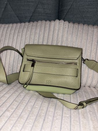 Leder Handtasche, Frühlingsgrün!