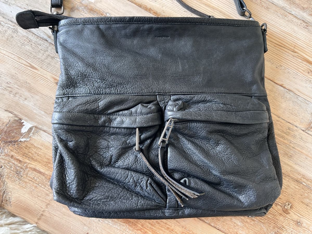 Marc O'Polo Taschen für Damen: Schwarze Marc O’Polo Ledertasche – Gebraucht aus Egg b. Zürich von Kompass03 1