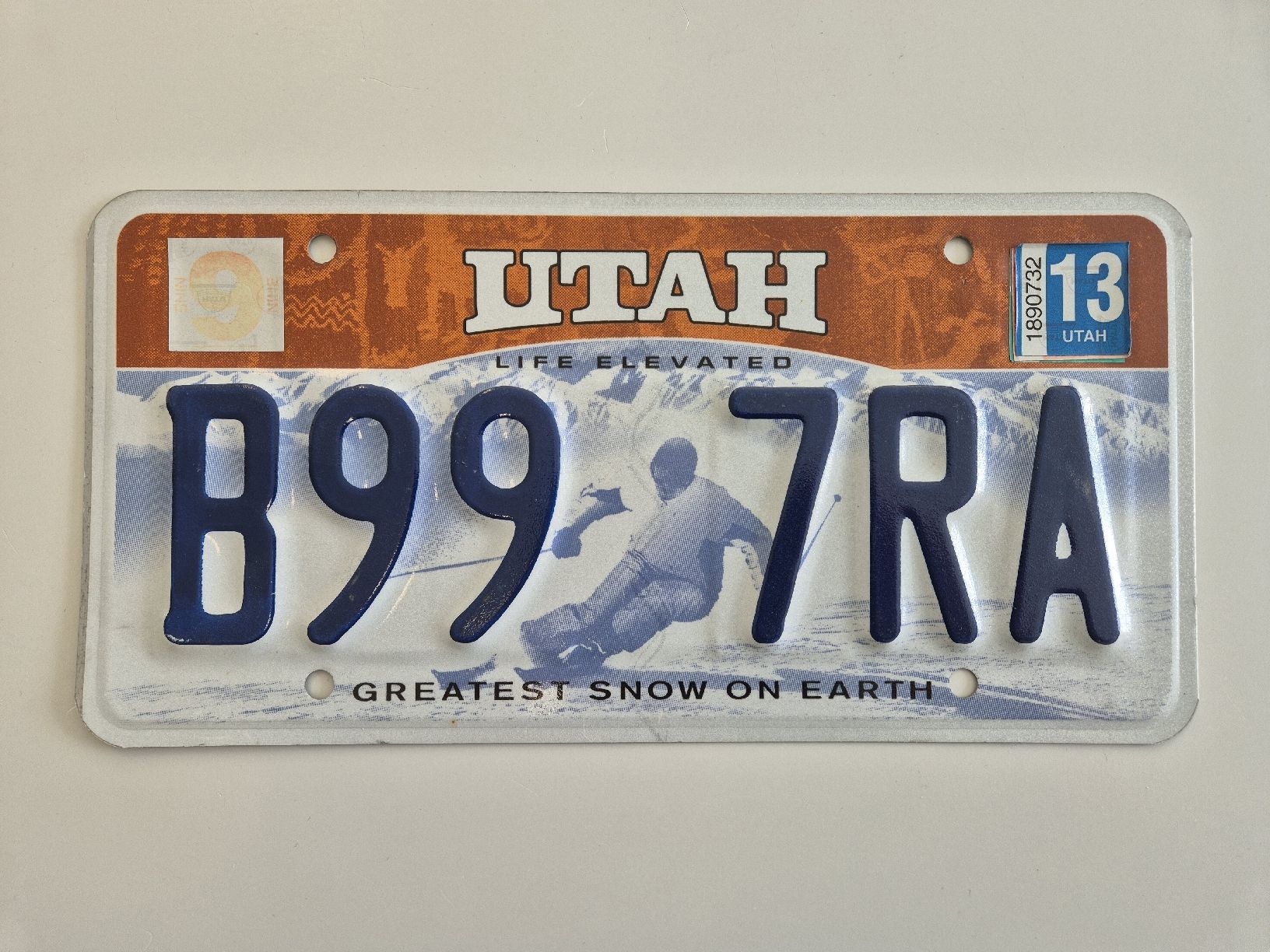 Insegne: US-Kontrollschild Utah – Usato da Lachen SZ venduto da bow_wdl9
