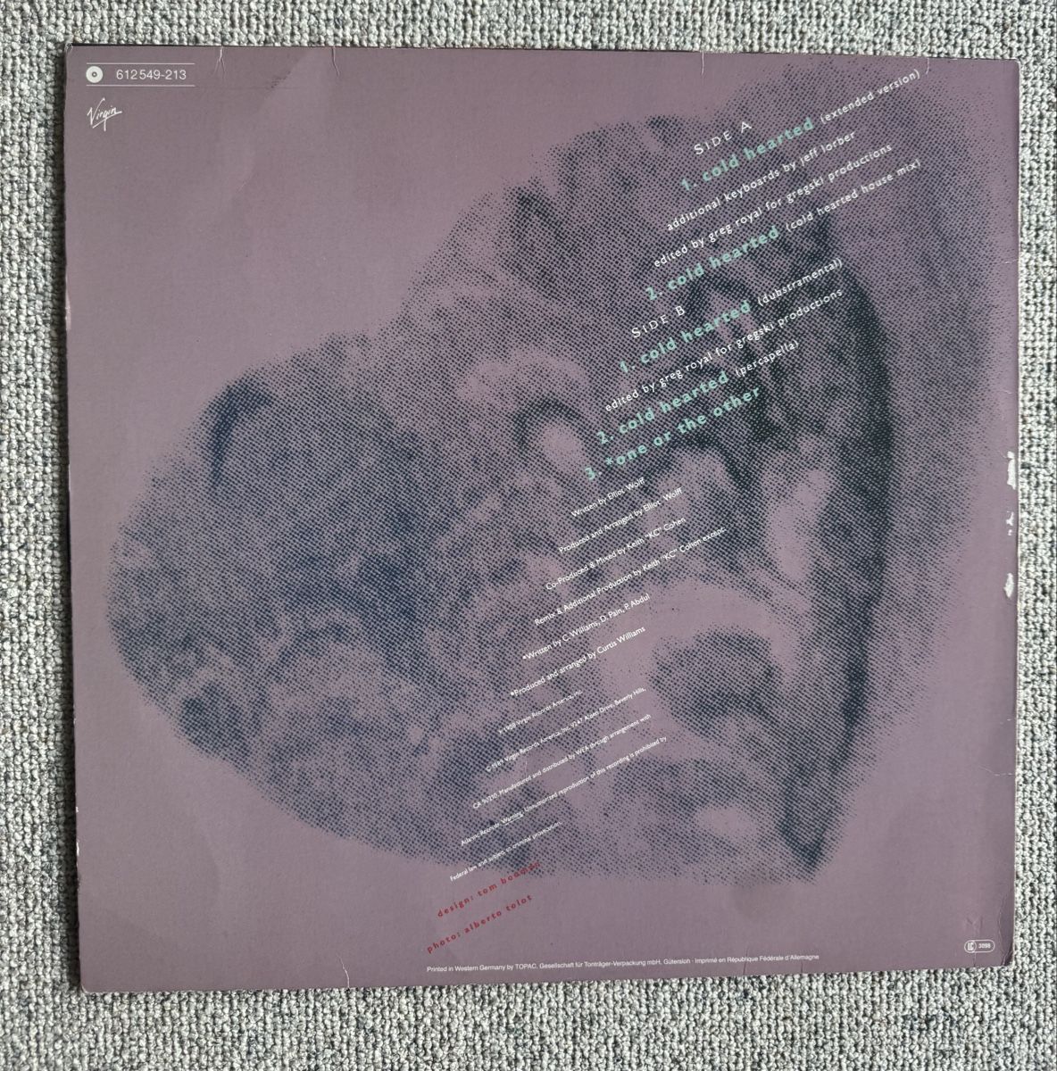 Dischi in vinile: Paula Abdul-  Cold Hearted - 12" Maxi - 1988 – Usato da Rorbas venduto da BlackstarRecords 1