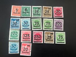 D. Reich 1923  Lot gest. +  *    (5225)