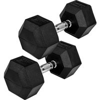 MOVIT Hexagon Rubber Hanteln 2 x 17.5 Kg