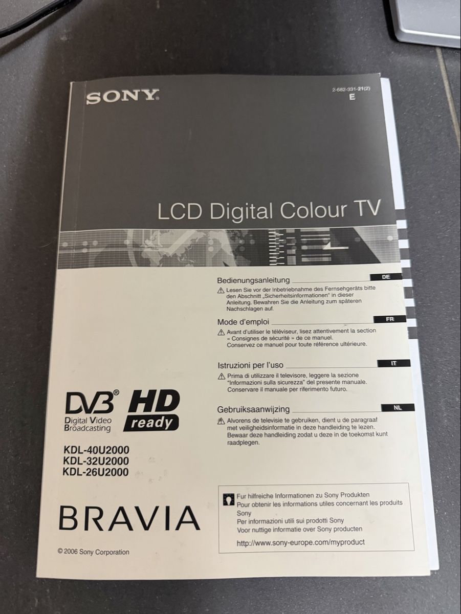Sony Fernseher: Sony Bravia LCD TV, HD Ready! – Gebraucht aus Rothrist von sheila2000 2