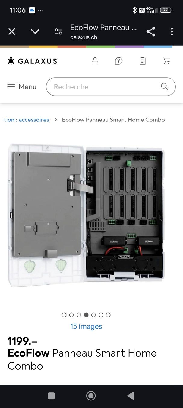 Ecoflow Générateurs de courant: EcoFlow Panneau Smart Home panel Combo - neuf avec relais – Neuf avec emballage d'origine à Gimel par fab_vvx6 2