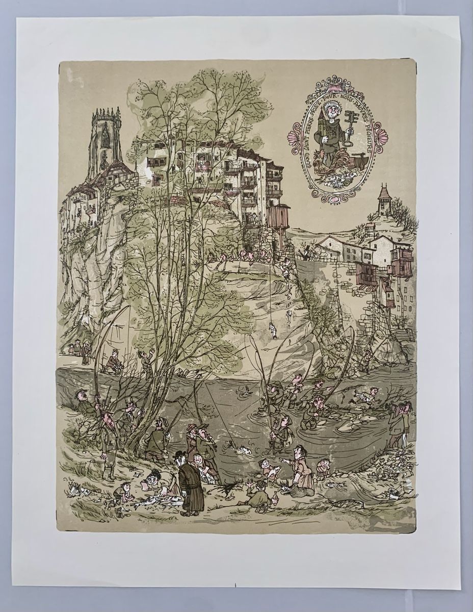 Grafica & Litografie: Schweizer Kunst - Teddy AEBY (1928-1992) – Usato da Düdingen venduto da polytropon_5 1