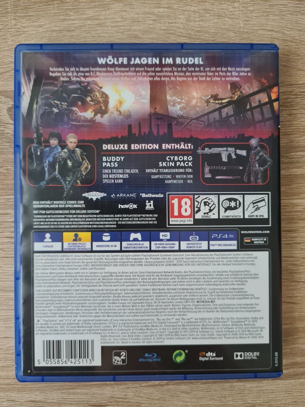 Giochi: Wolfenstein Youngblood Deluxe Edition (Multilanguage) - PS4 – Usato da Carouge GE venduto da Gasco 1