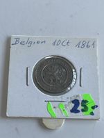 Belgien 10 Centimes 1861 Monarch Leopold II(S24)