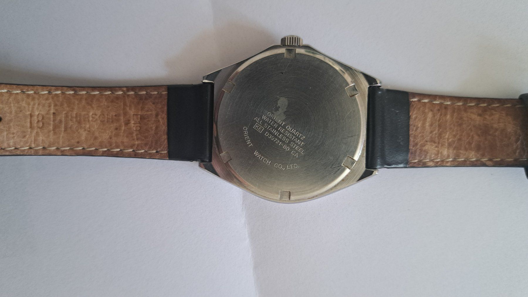 Orient Orologi: Montre ORIENT Quartz Argent Jour/Date Modèle 100 .. – Difettoso da Clarens venduto da mig_f5z9 4