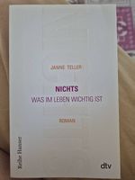 Nichts was im Leben wichtig ist, Roman 