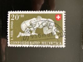 Schweiz 1950 Pro Patria 20 Vollstempel SPEICHER 12.VIII.50