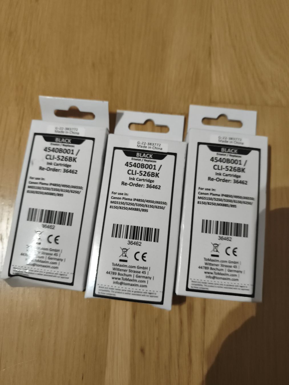 Pixma Cartucce per stampanti & toner: Druckerpatronen Set Canon Pixma 15 Stück – Usato da Bolligen venduto da TvG.1535 5
